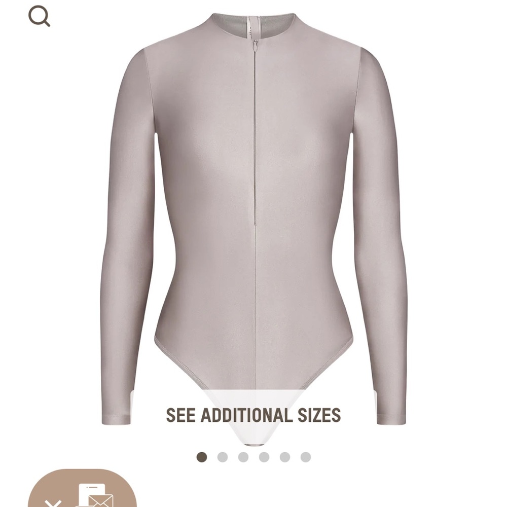 SKIMS DISCO LONG SLEEVE BODYSUIT
